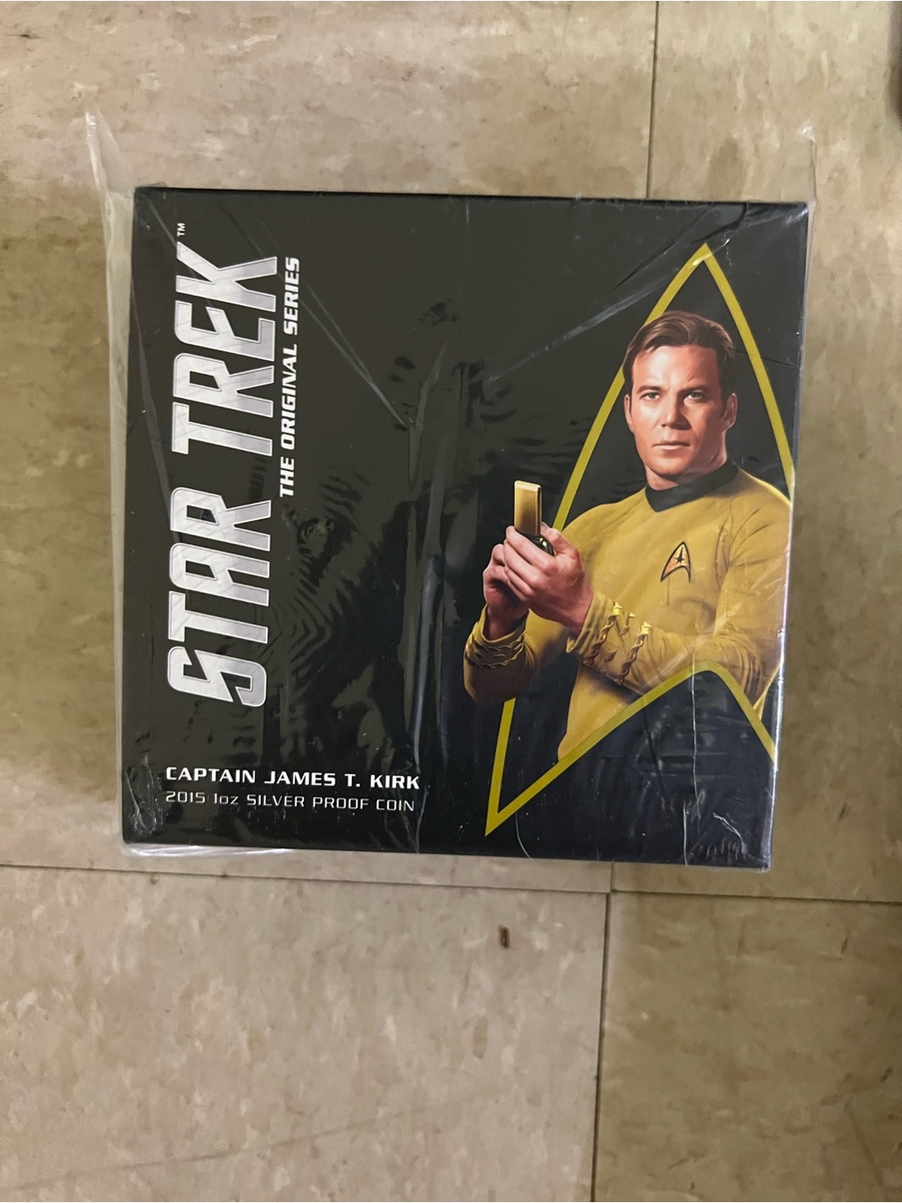 Star Trek Captain Collectible 2015 Coin Box - Yellow